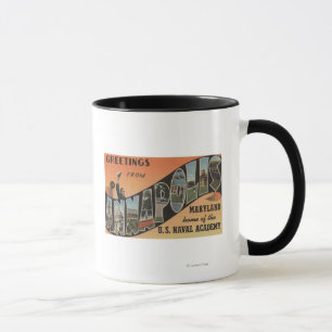 Mug Annapolis, le Maryland - grandes scènes de lettre