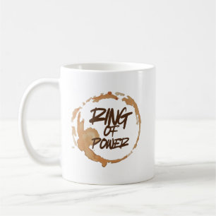 Mug Anneau de citation drôle de tache de café pour les