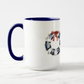 Mug Anneau flottant Lieu heureux Arc Rouge Blanc Bleu (Gauche)