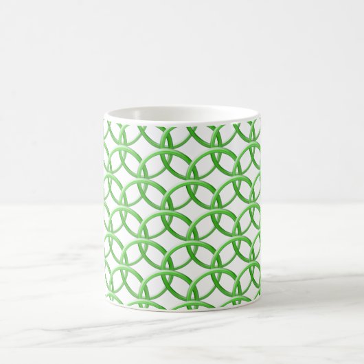 Mug - Anneaux d'interverrouillage en vert (Centre)