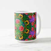 Mug Anneaux rose rose 4 (Devant droit)
