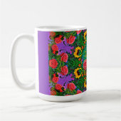 Mug Anneaux rose rose 4 (Gauche)