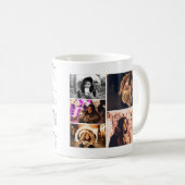 Mug Année 2025 Calendrier 5 Collage photo (Devant droit)