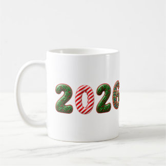 Mug Année 2026 Holly Candy Cane Noël
