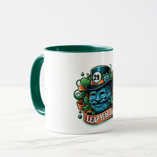 Mug Année bissextile 2024 (Devant gauche)