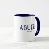 Mug Année bleue d'Abuelo (Devant droit)