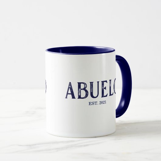 Mug Année bleue d'Abuelo (Devant droit)