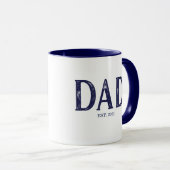 Mug Année Blue Dad de la Marine (Devant droit)