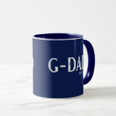 Mug Année Blue G-Dad de la Marine (Devant droit)