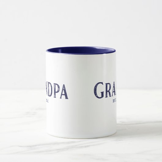 Mug Année Blue Grandpa (Centre)
