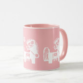 Mug Année chinoise du cadeau Cheval (Devant droit)