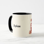 Mug Année chinoise du cheval Année personnalisée (Devant gauche)