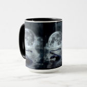 Mug Année chinoise du serpent d'eau Serpent noir (Devant gauche)