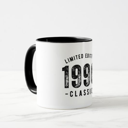 Mug Année classique de naissance 1990 (Devant gauche)