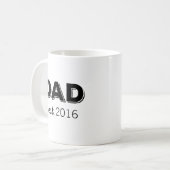 Mug Année DAD personnalisée établie (Devant gauche)