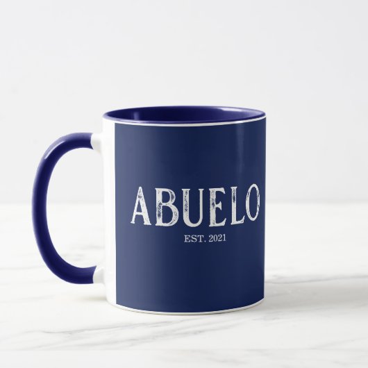 Mug Année de création d'Abuelo (Gauche)