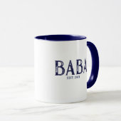 Mug Année de création de Blue Baba (Devant droit)