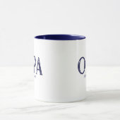 Mug Année de création de Blue Opa (Centre)