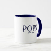 Mug Année de création de Blue Pops (Devant droit)