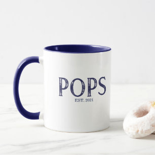 Mug Année de création de Blue Pops