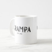 Mug Année de création de Grampa (Devant gauche)