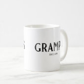 Mug Année de création de Gramps (Devant droit)