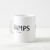 Mug Année de création de Gramps (Devant gauche)
