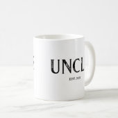 Mug Année de création de l'oncle (Devant droit)