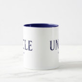 Mug Année de création de l'oncle bleu de la marine (Centre)
