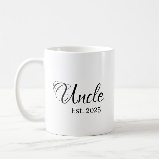 Mug Année de création de l'oncle - Jalon de l'oncle (Gauche)