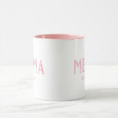 Mug Année de création de Mema rose (Centre)