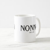 Mug Année de création de Nonno (Devant droit)