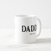 Mug Année de création de Papa (Devant droit)