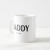 Mug Année de création de Papa (Devant gauche)