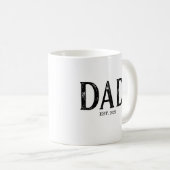 Mug Année de création de papa (Devant droit)