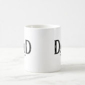 Mug Année de création de papa (Centre)