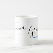 Mug Année de création personnalisée pour papy (Centre)