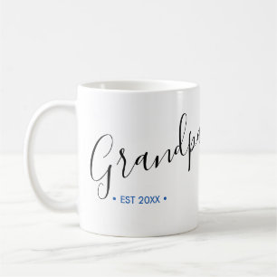 Mug Année de création personnalisée pour papy