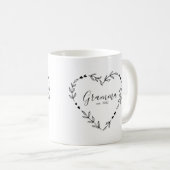 Mug Année de fondation de grand-mère  (Devant droit)