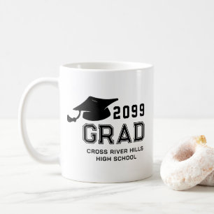 Mug Année de graduation simple GRAD Garanties personna