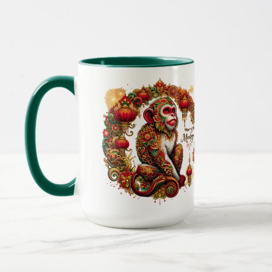 Mug Année de la boue de singe (Gauche)