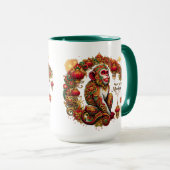 Mug Année de la boue de singe (Devant droit)