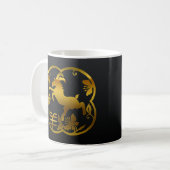 Mug Année de la chèvre de RAM de moutons (Devant gauche)