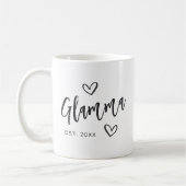 Mug Année de la flamme Grandma établie (Gauche)