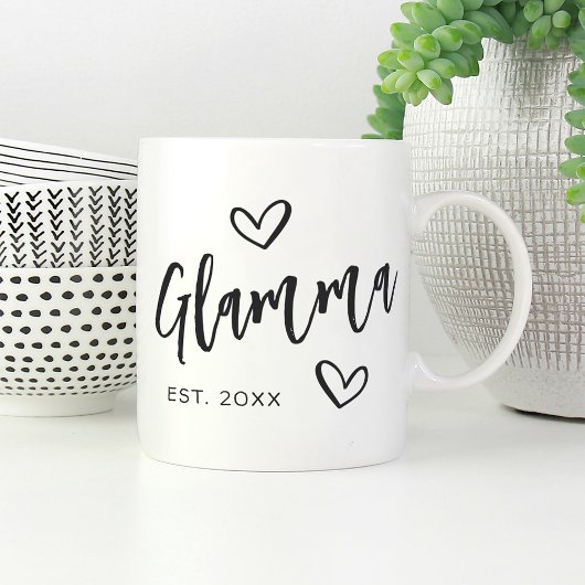 Mug Année de la flamme Grandma établie