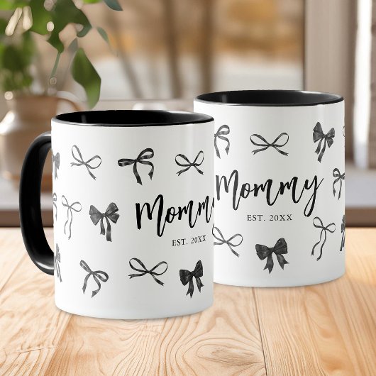 Mug Année de la mère de la cou noire établie