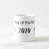 Mug Année de la souris Rat 2020 avec texte (Centre)