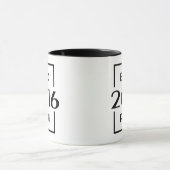 Mug Année de naissance 2016 (Centre)