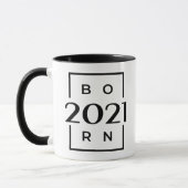 Mug Année de naissance 2021 (Gauche)