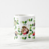 Mug Année de naissance arbre généalogique photo collag (Centre)